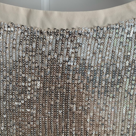 Lush brand cream sequin blouse. - Picture 2 of 4